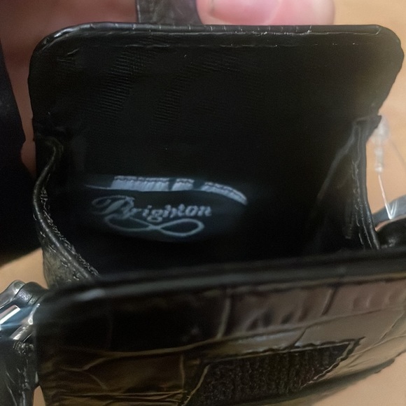 Brighton Black Mini Crossbody, NWOT, this is a small mini bag - Picture 6 of 7